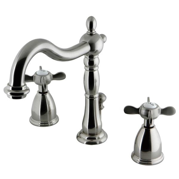 8" Widespread Bathroom Faucet, Brushed Nickel